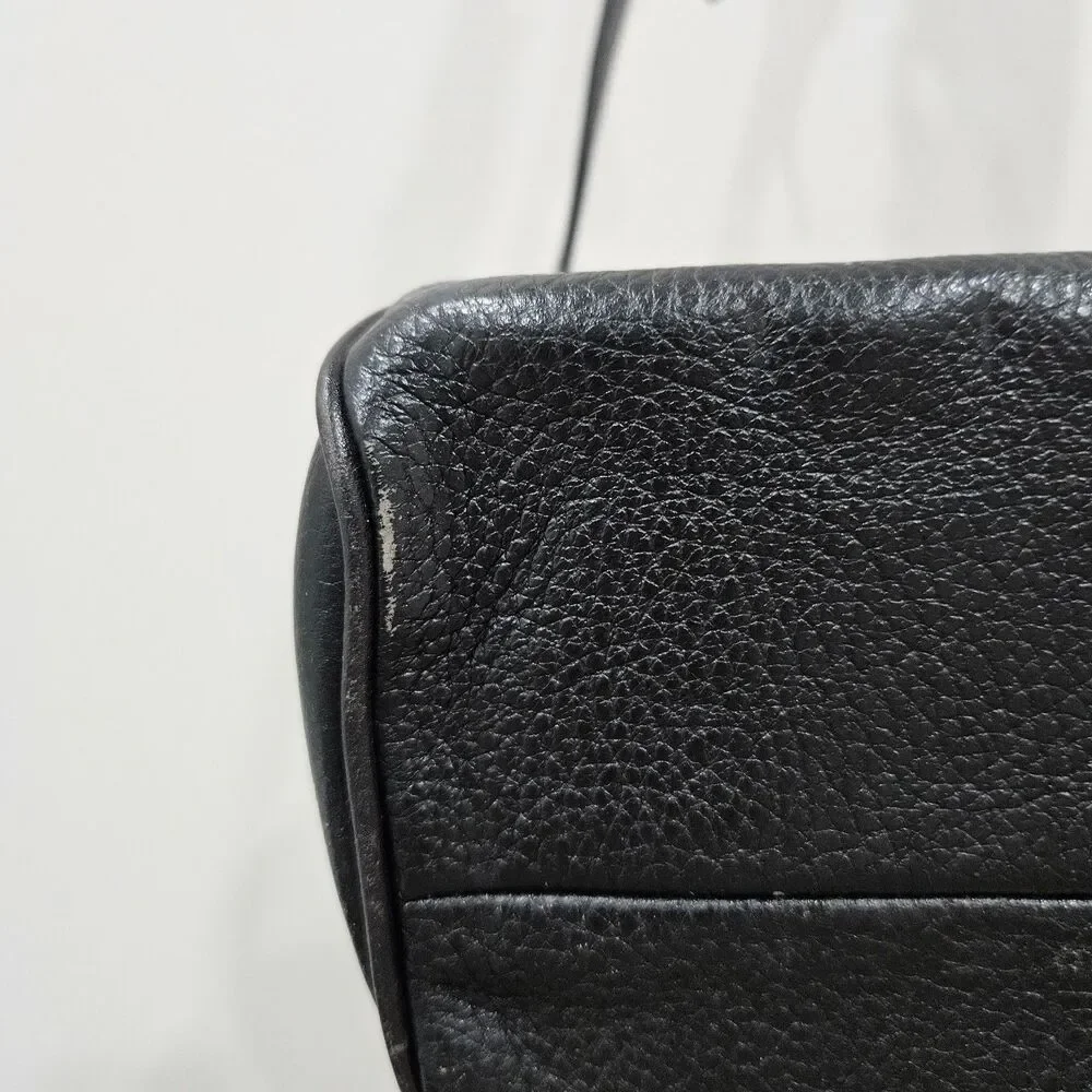 Vintage Coach Sheridan Monticello Leather Crossbody Bag Black Fairy Whimsygoth